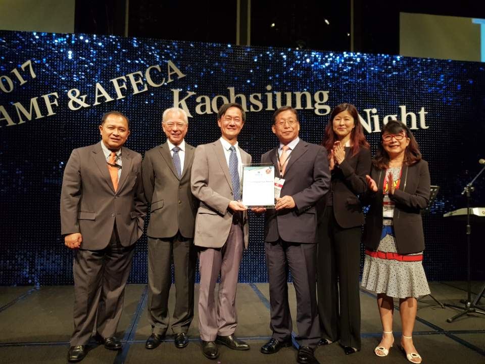 Winners accepting AFECA Outstanding Venue Award