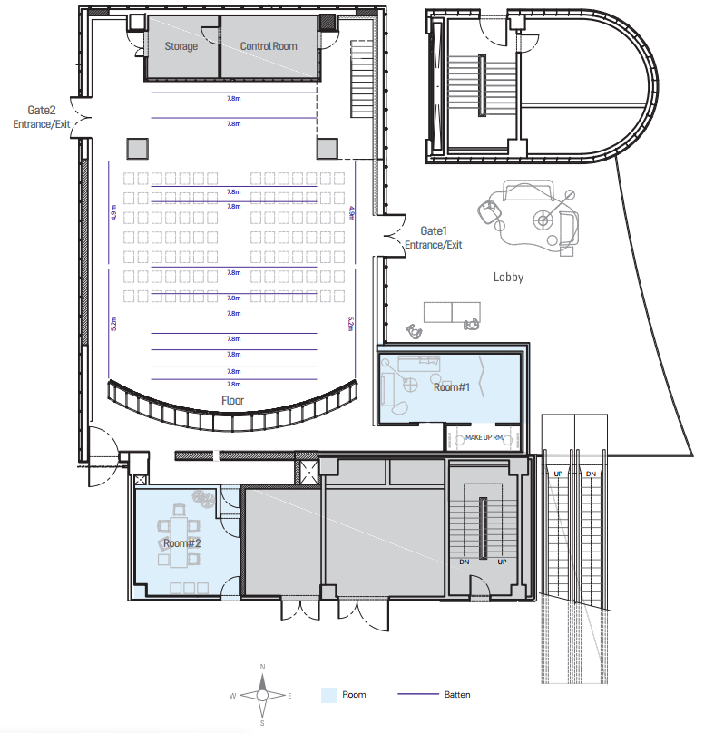 studio floorplan