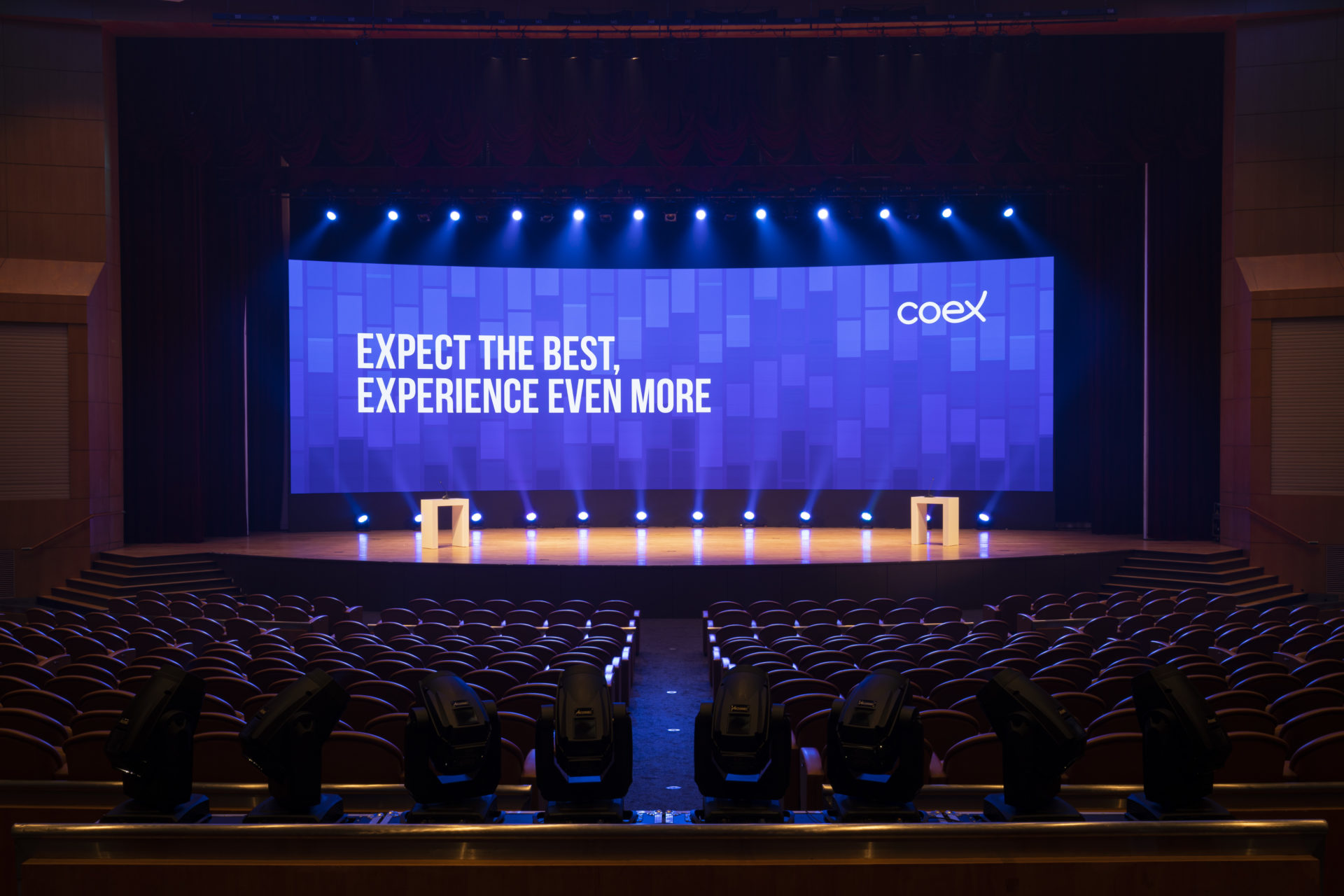 Coex Unveils Brand New Full LED Wall Display in its Auditorium Coex