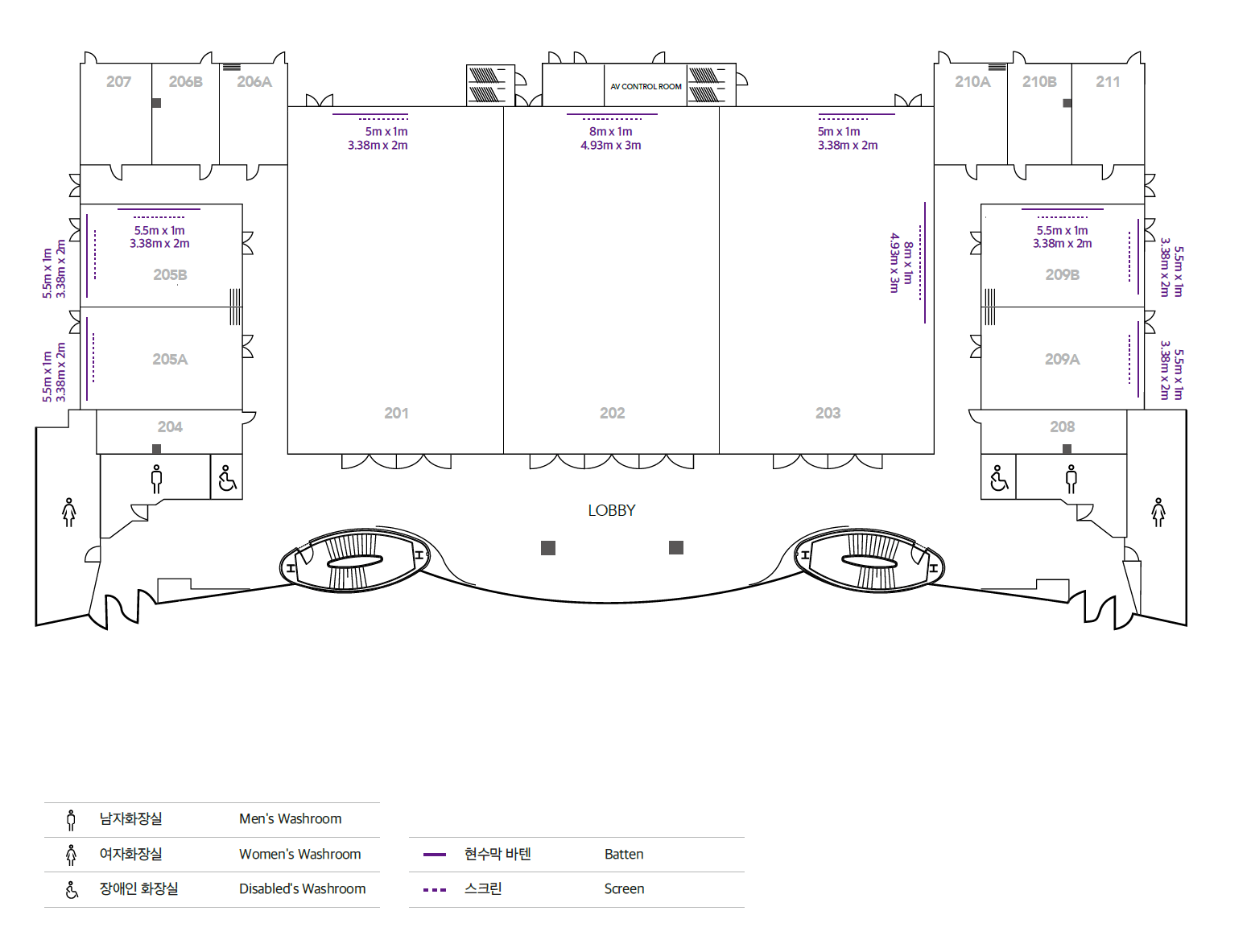Conference Room north 2F - floor plan
